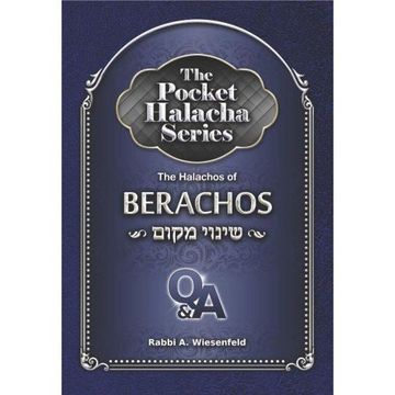 portada Pocket Halacha Series: Halachos of Berachos, Shinuy Makom (en Inglés)