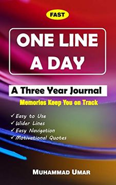 portada One Line a day - a Three Year Journal (in English)