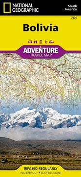portada Bolivia: Travel Maps International Adventure Map (national Geographic Adventure Travel Maps) (in English)