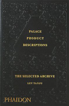 portada Palace Product Descriptions, the Selected Archive (en Inglés)