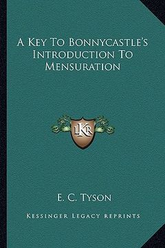 portada a key to bonnycastle's introduction to mensuration (in English)