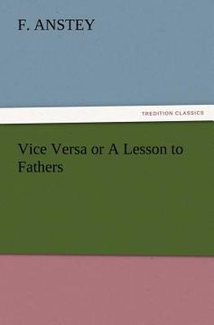 portada vice versa or a lesson to fathers (en Inglés)