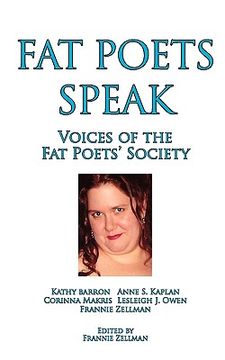 portada fat poets speak: voices of the fat poets' society (en Inglés)