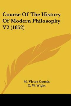 portada course of the history of modern philosophy v2 (1852) (in English)