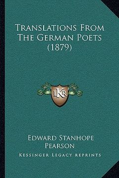 portada translations from the german poets (1879) (en Inglés)