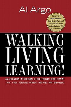 portada walking, living, learning! (en Inglés)