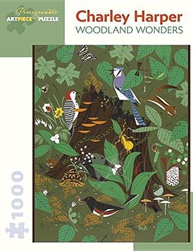 portada Charley Harper Woodland Wonders 1000-Piece Jigsaw Puzzle Aa907 (in English)