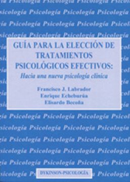 portada guía para la elección de tratamientos psicológicos (in Spanish)
