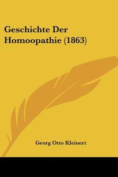 portada Geschichte Der Homoopathie (1863) (in German)