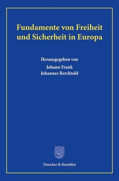 portada Fundamente Von Freiheit Und Sicherheit in Europa (en Alemán)