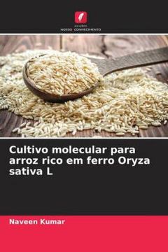 portada Cultivo Molecular Para Arroz Rico em Ferro Oryza Sativa l