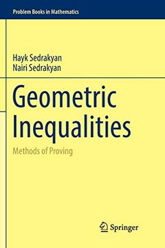 portada Geometric Inequalities: Methods of Proving (en Inglés)