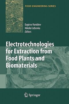 portada electrotechnologies for extraction from food plants and biomaterials (in English)