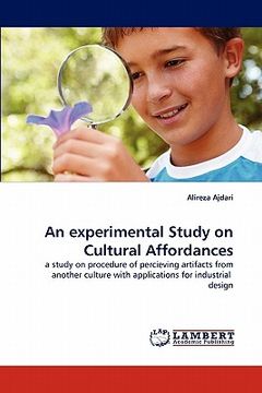 portada an experimental study on cultural affordances