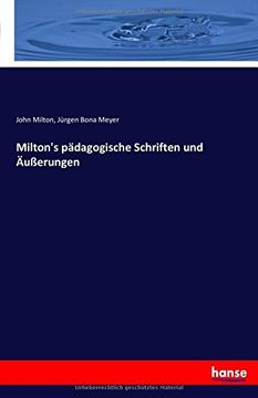 portada Milton's pädagogische Schriften und Äußerungen (German Edition)