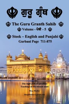 portada The Guru Granth Sahib (Volume - 5) (en Inglés)