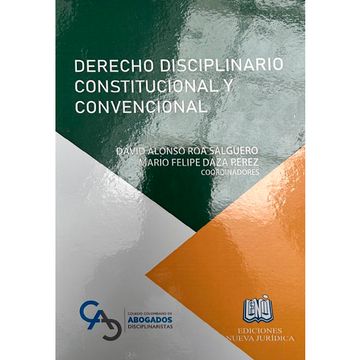 portada DERECHO DISCIPLINARIO CONSTITUCIONAL Y CONVENCIONAL