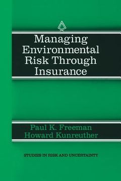 portada Managing Environmental Risk Through Insurance