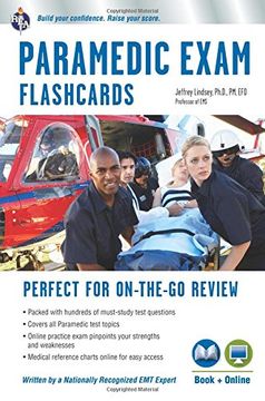 portada Paramedic Flashcard Book + Online (EMT Test Preparation) (in English)