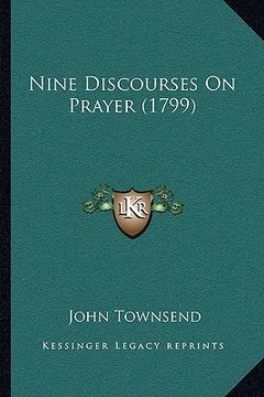 portada nine discourses on prayer (1799) (en Inglés)