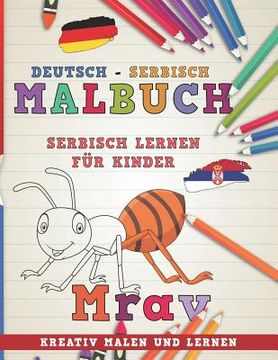 portada Malbuch Deutsch - Serbisch I Serbisch Lernen F (en Alemán)