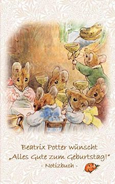 portada Beatrix Potter Wünscht "Alles Gute zum Geburtstag! " Notizbuch ( Peter Hase ) 