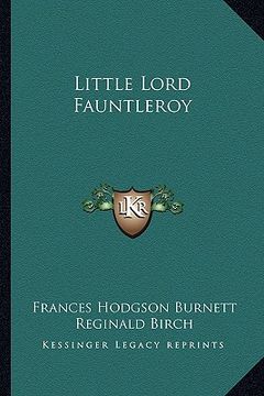 portada little lord fauntleroy (in English)
