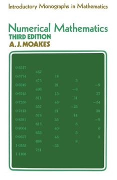 portada Numerical Mathematics: Exercises in computing with a desk calculator (Introduction Monographs in Mathematics)