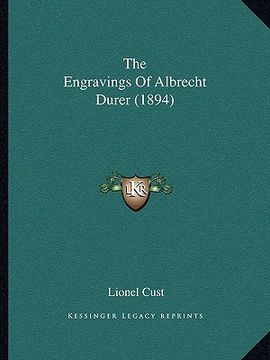 portada the engravings of albrecht durer (1894)