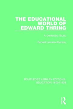 portada The Educational World of Edward Thring: A Centenary Study (in English)