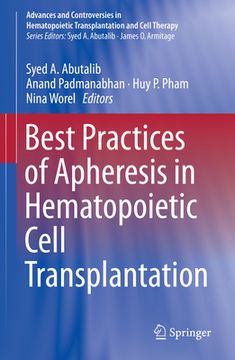 portada Best Practices of Apheresis in Hematopoietic Cell Transplantation (en Inglés)