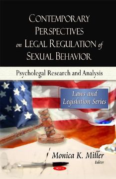 portada Contemporary Perspectives on Legal Regulation of Sexual Behavior: Psycholegal Research and Analysis (Laws and Legislation) (en Inglés)