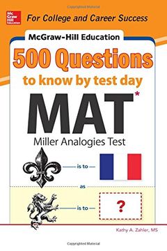portada Mcgraw-Hill Education 500 mat Questions to Know by Test day (Mcgraw-Hill Education 500 Questions) (in English)