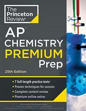 portada Princeton Review AP Chemistry Premium Prep, 25th Edition: 7 Practice Tests + Complete Content Review + Strategies & Techniques