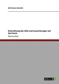 portada Entwicklung des AGG und Auswirkungen auf die Praxis (German Edition)