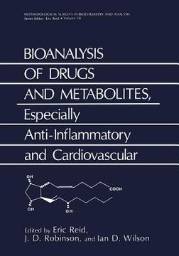 portada Bioanalysis of Drugs and Metabolites, Especially Anti-Inflammatory and Cardiovascular (en Inglés)