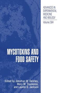 portada Mycotoxins and Food Safety (en Inglés)