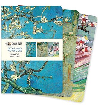 portada Vincent van Gogh: Blossom set of 3 Midi Notebooks (Midi Notebook Collections) (en Inglés)