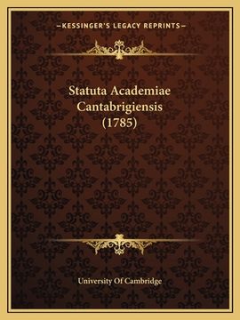 portada Statuta Academiae Cantabrigiensis (1785) (en Latin)