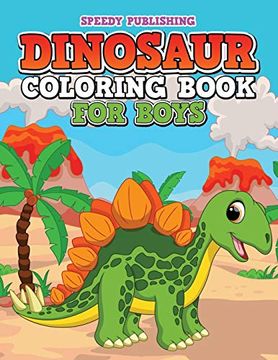 portada Dinosaur Coloring Book for Boys (en Inglés)