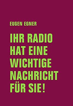 portada Ihr Radio hat Eine Wichtige Nachricht für Sie! (in German)