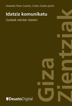portada Idatziz Komunikatu: Gazteak Eskolan Idazten 
