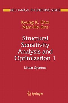 portada structural sensitivity analysis and optimization 1: linear systems (en Inglés)