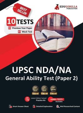 portada UPSC NDA/NA General Ability Test (Paper II) Book 2023 (English Edition) - 7 Mock Tests and 3 Previous Year Papers (1500 Solved Questions) with Free Ac (en Inglés)