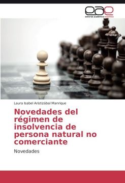 portada Novedades del régimen de insolvencia de persona natural no comerciante: Novedades (Spanish Edition)