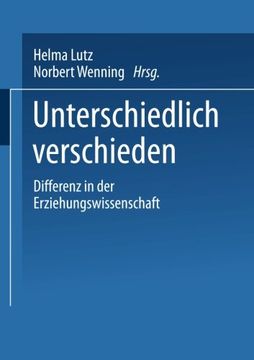 portada Unterschiedlich Verschieden. Differenz in der Erziehungswissenschaft. (in German)