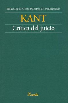 portada Critica del Juicio (in Spanish)