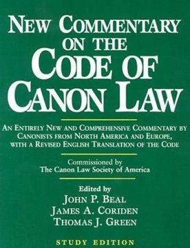 new commentary on the code of canon law,study edition (en Inglés)