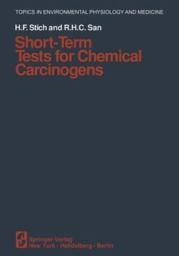 portada Short-Term Tests for Chemical Carcinogens