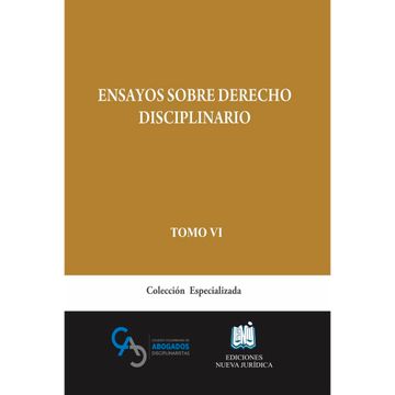portada ENSAYOS SOBRE DERECHO DISCIPLINARIO